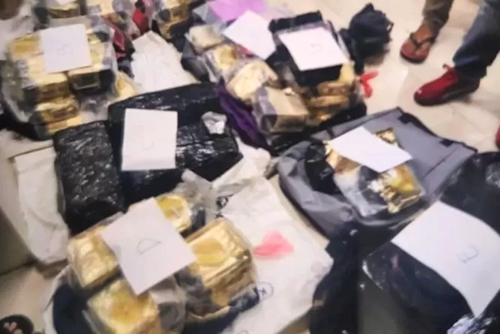 Barang bukti 78 kg sabu dan 50.000 ekstasi yang diamankan di Polres Kapuas Hulu.